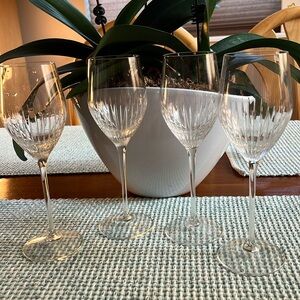 Lenox Kate Spade wine glasses set of 4